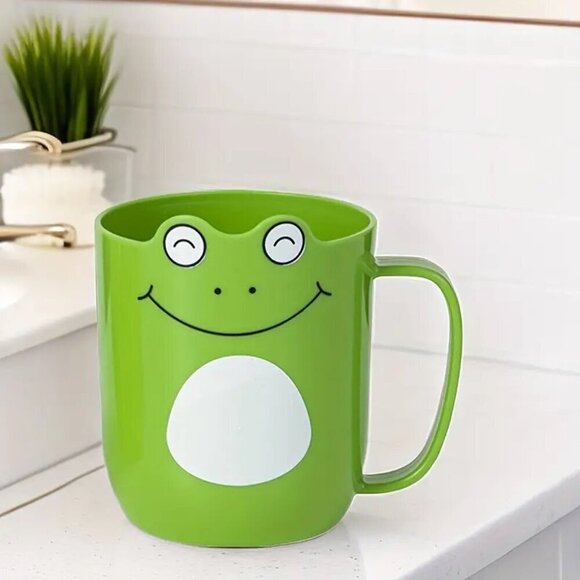 Creative Cartoon Frog Toothbrush Mouthwash Cup - Picture 3 of 7